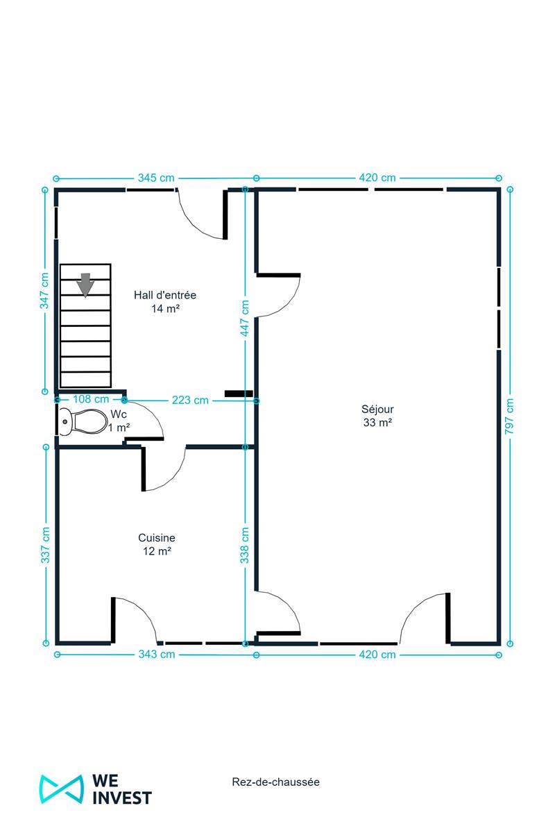 Picture 1 of 4 for House with three bedrooms in Barvaux-sur-Ourthe