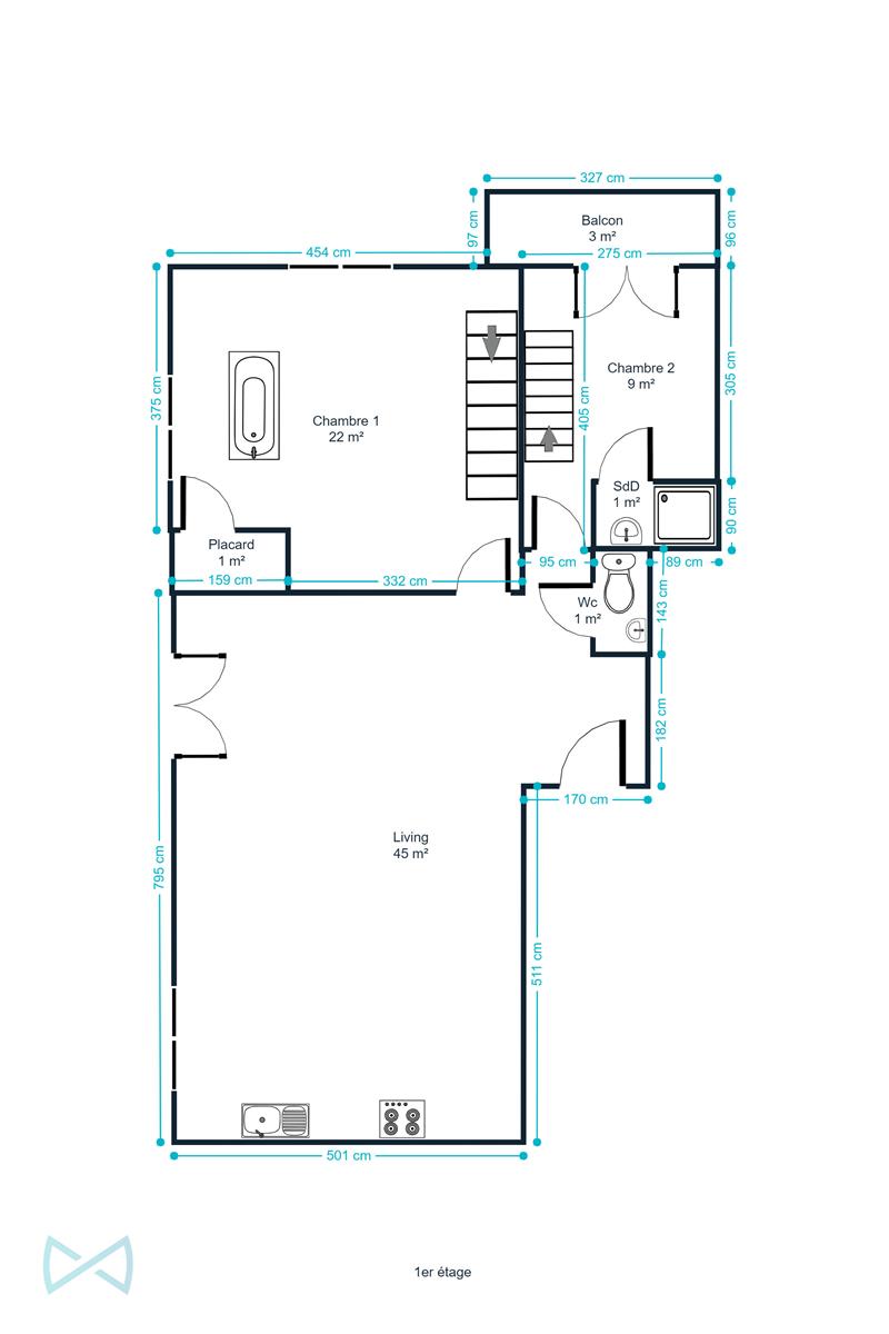 Picture 4 of 4 for Flat with two bedrooms in Genappe